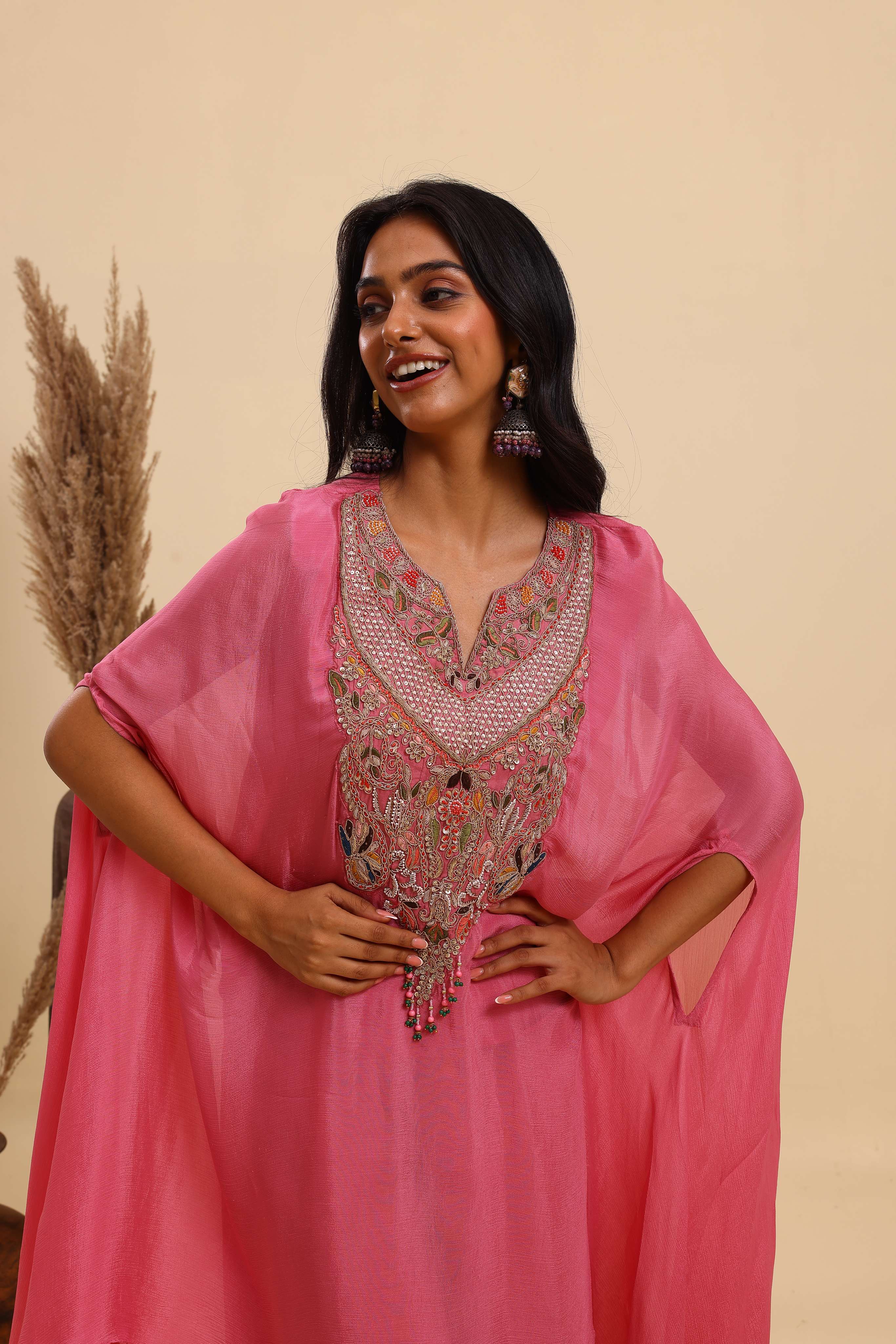 Elegant Pink kurta Set
