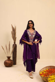 Royal Purple Ethnic Set