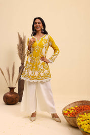 Mustard Yellow Ethnic Set