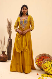 Mustard Yellow Gown
