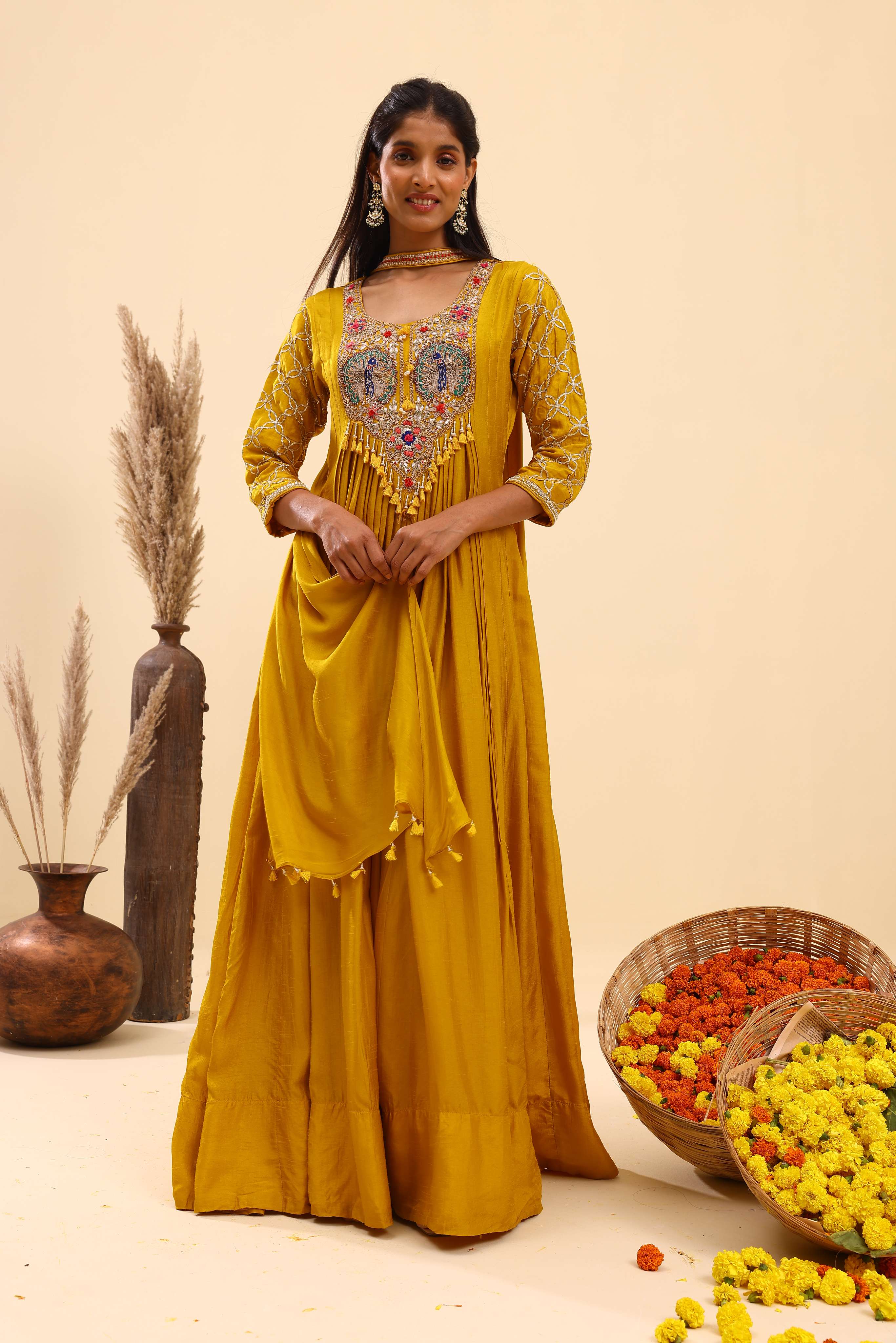 Mustard Yellow Gown