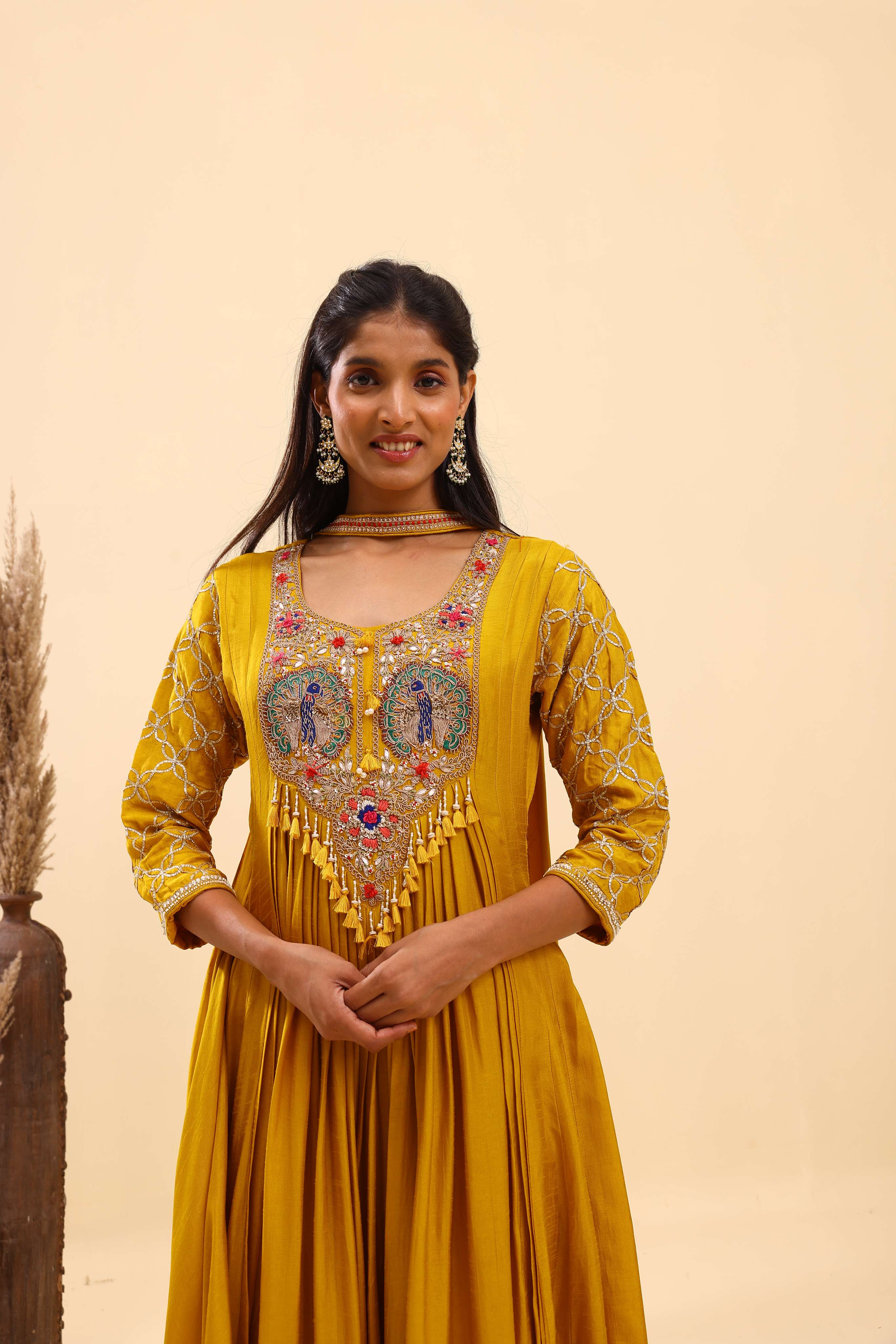 Mustard Yellow Gown