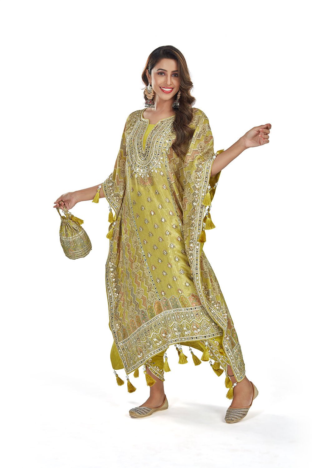 Henna Kaftan Dhoti Set - Tulsistudiolifestyletest