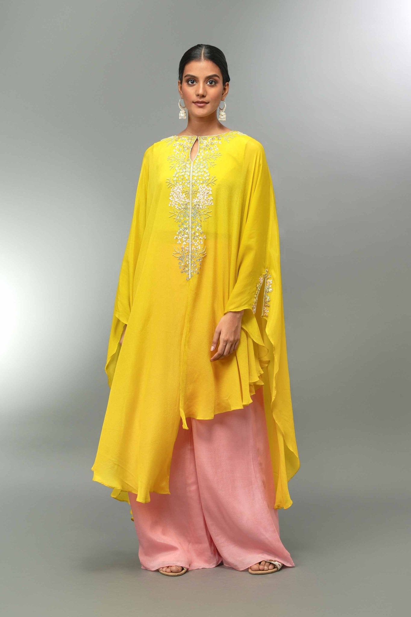 Indowestern Kaftan With Palazzo - Tulsistudiolifestyletest