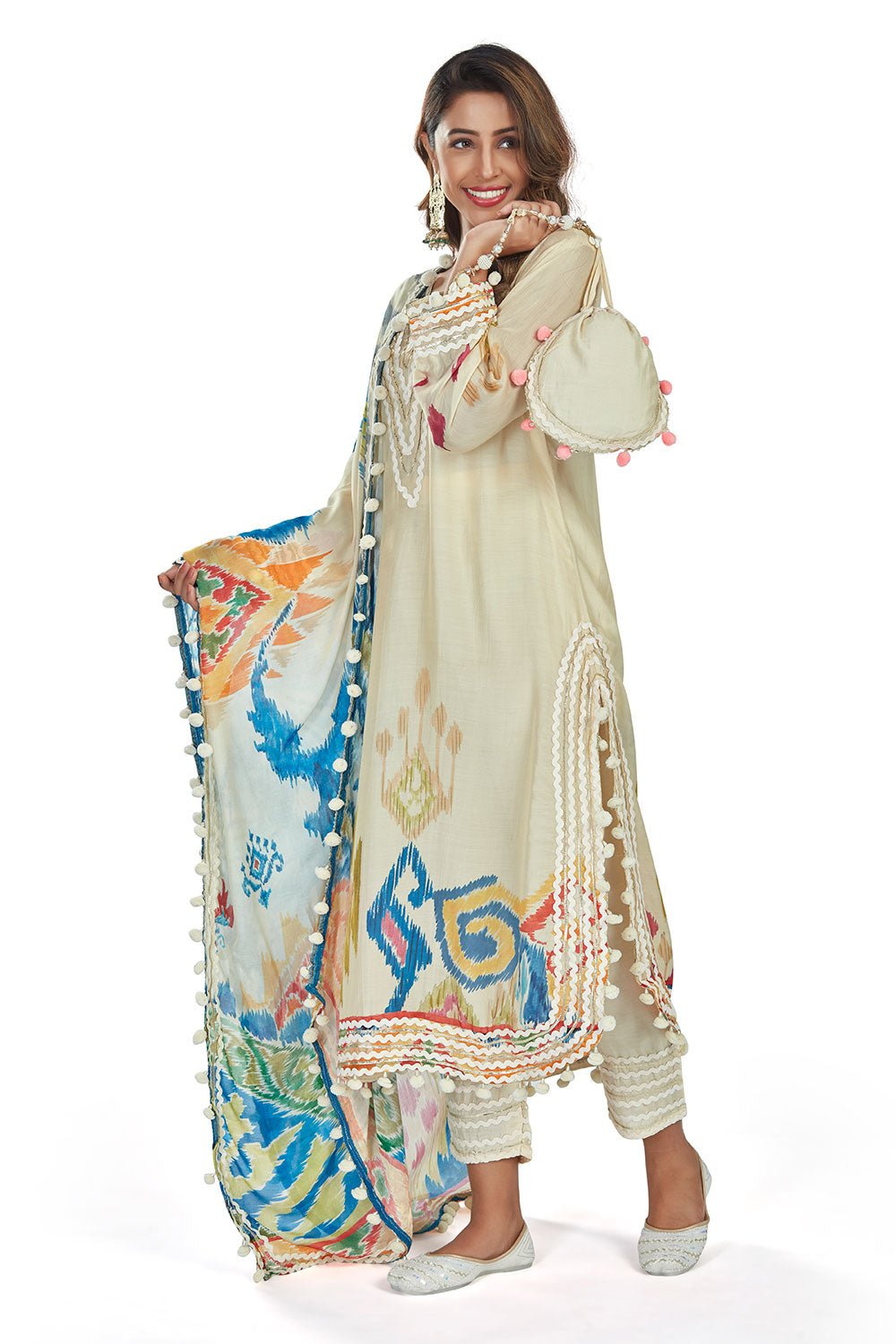 Ivory Kurta Pant set - Tulsistudiolifestyletest