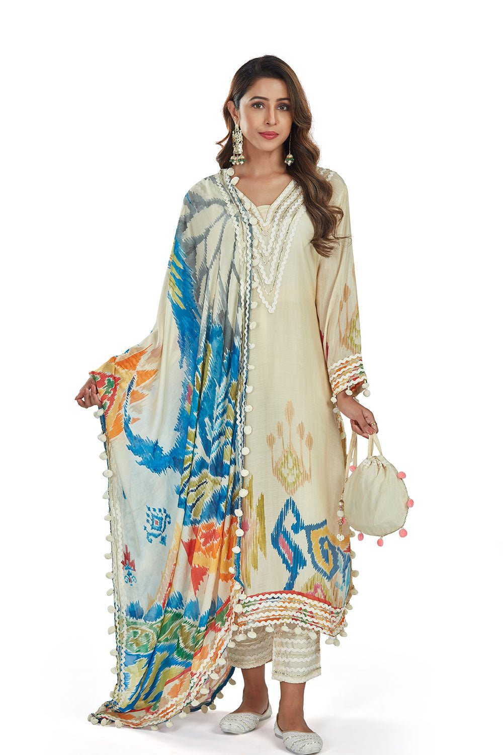 Ivory Kurta Pant set - Tulsistudiolifestyletest