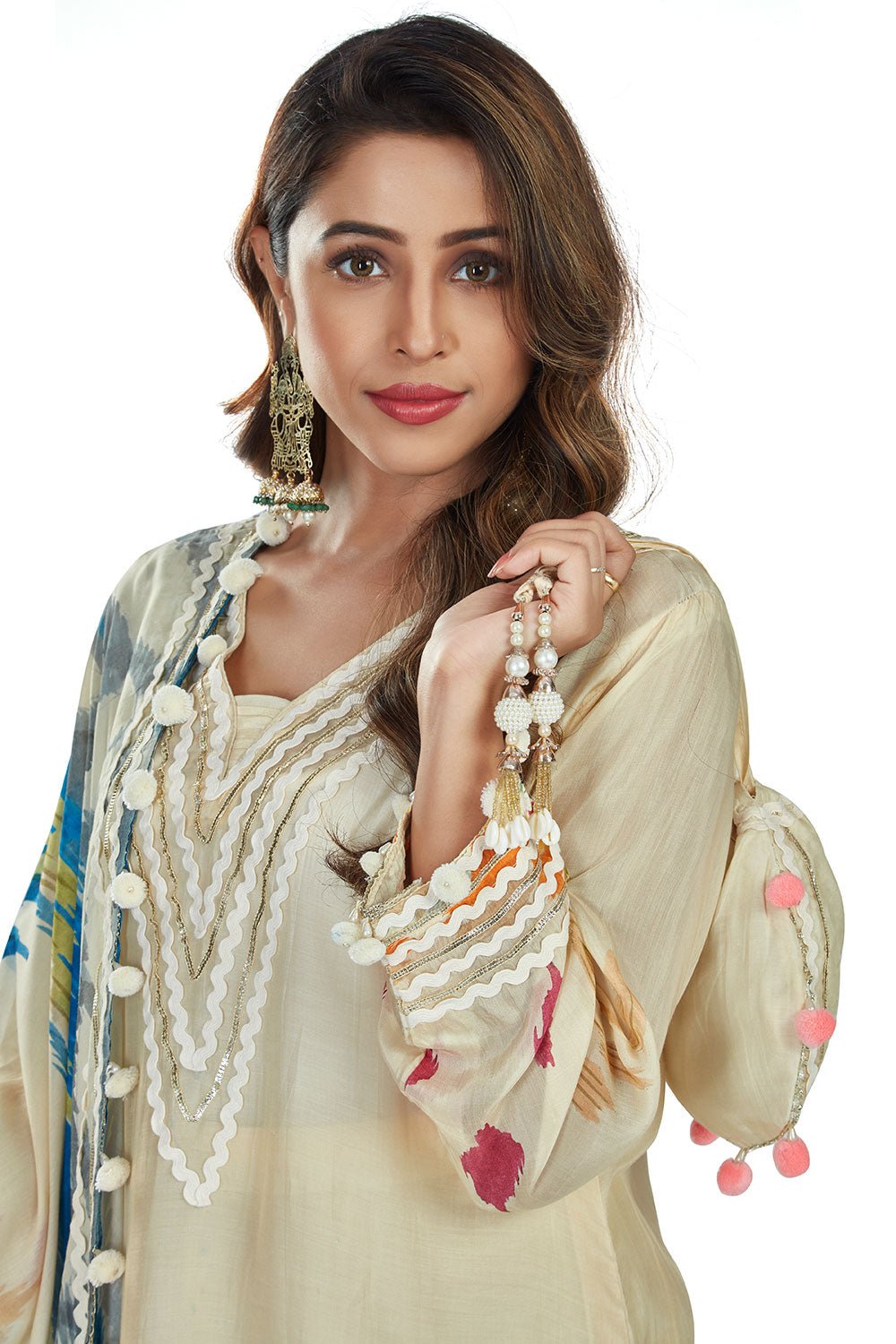 Ivory Kurta Pant set - Tulsistudiolifestyletest