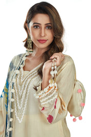 Ivory Kurta Pant set - Tulsistudiolifestyletest