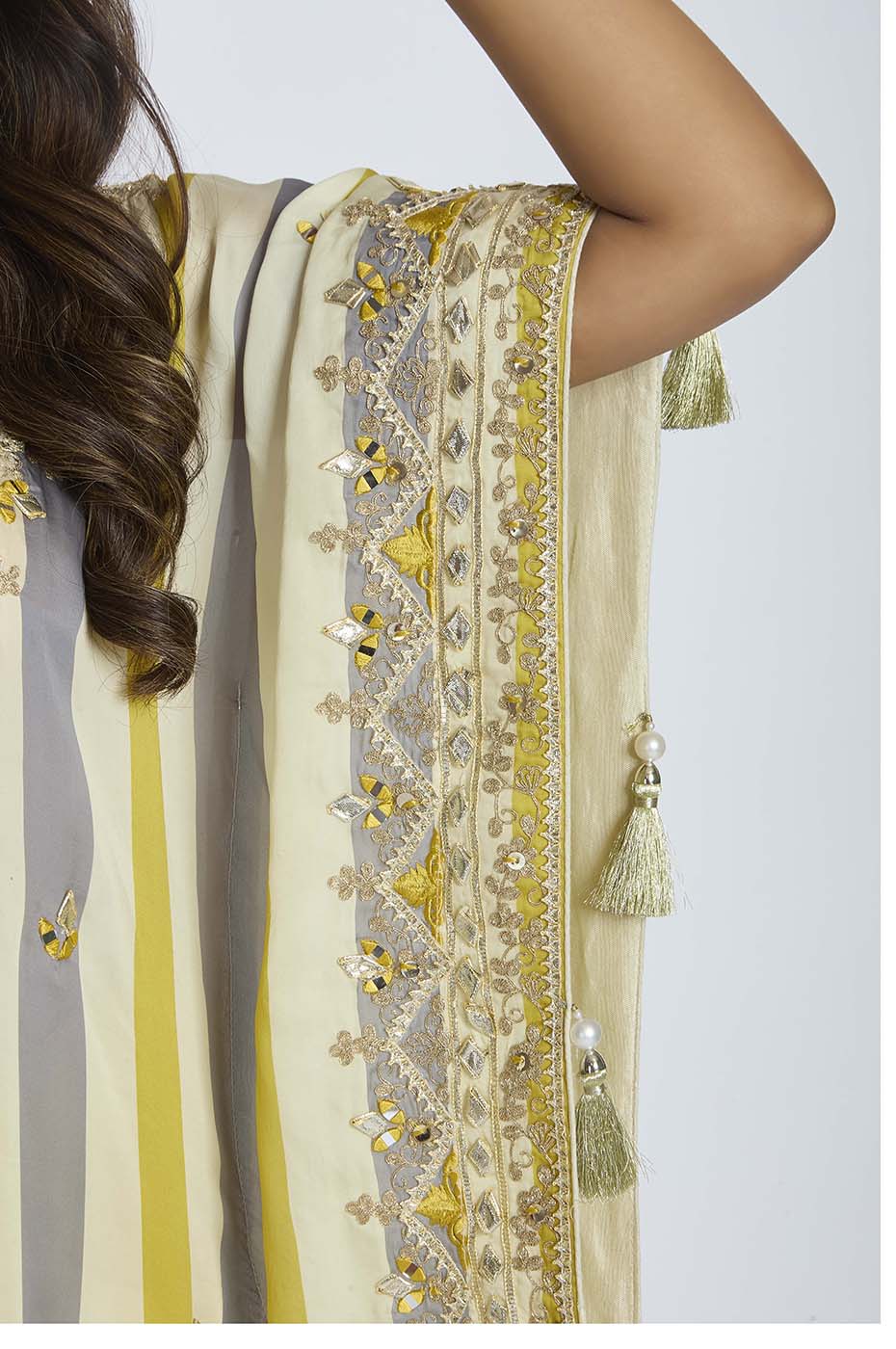 Multi - Color Kaftan with Pants - Tulsistudiolifestyletest