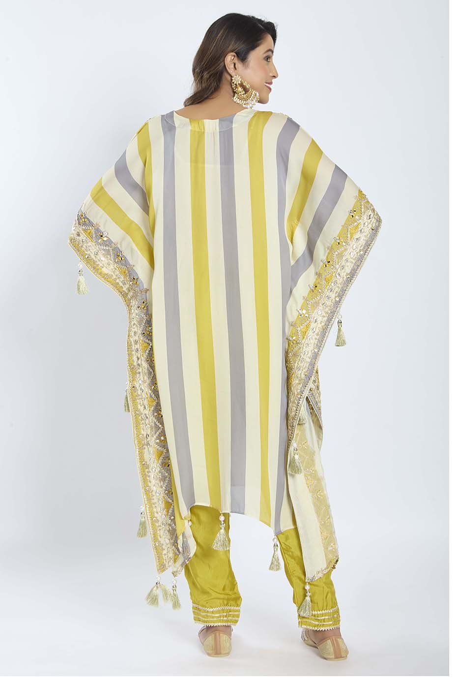 Multi - Color Kaftan with Pants - Tulsistudiolifestyletest