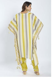 Multi - Color Kaftan with Pants - Tulsistudiolifestyletest