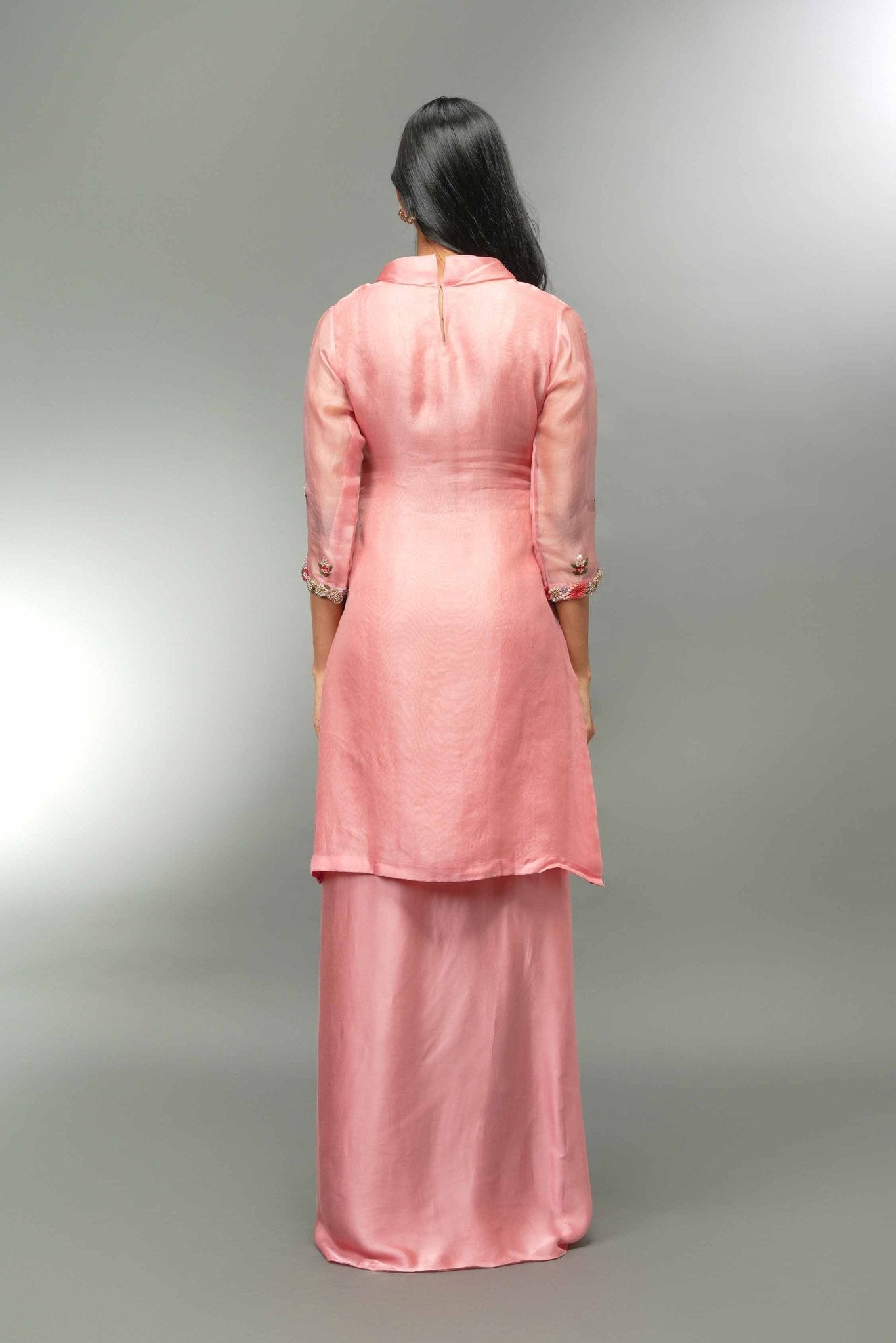 Organza Kurta With Pleated Skirt With Dupatta - Tulsistudiolifestyletest