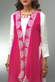 Short Kurta Harem Pant With Shrug - Tulsistudiolifestyletest