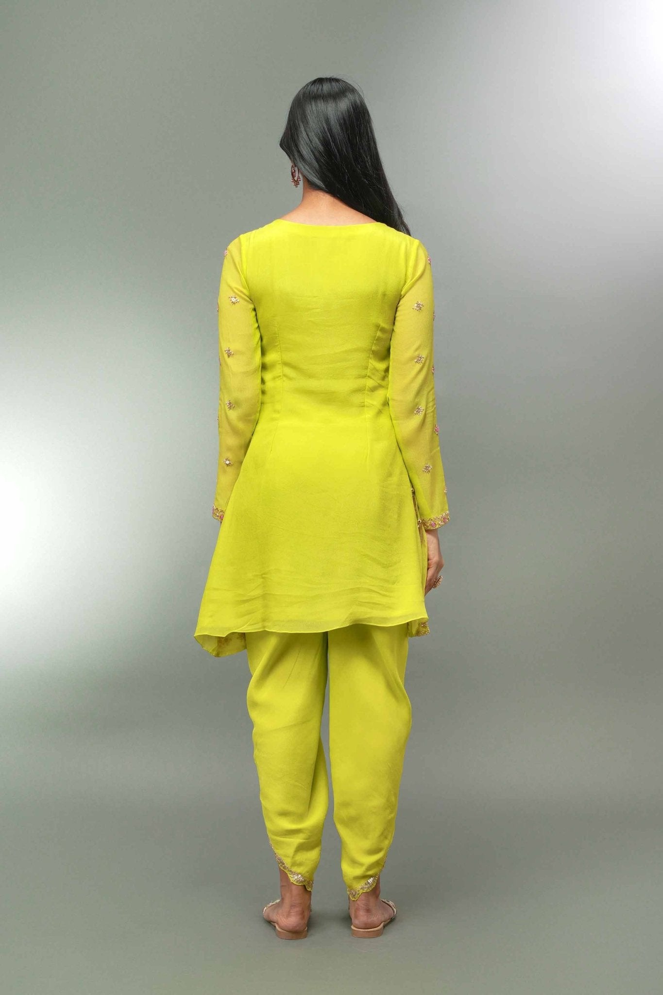 Short Kurta With Dhoti - Tulsistudiolifestyletest