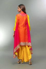 Short Kurta With Harem Pant With Shrug - Tulsistudiolifestyletest