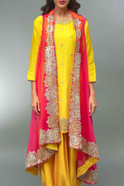 Short Kurta With Harem Pant With Shrug - Tulsistudiolifestyletest