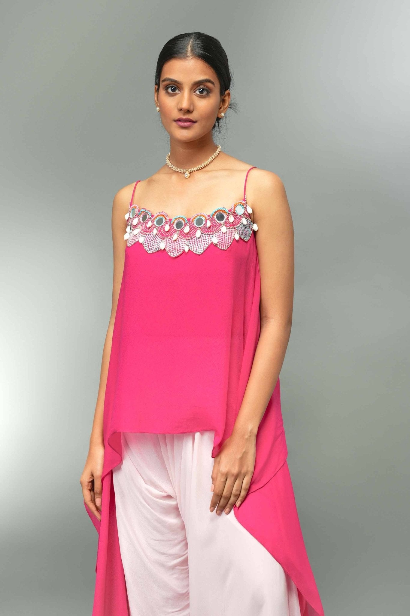 Short Top With Dhoti - Tulsistudiolifestyletest