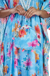 Sky Blue Kaftan Pant Set - Tulsistudiolifestyletest