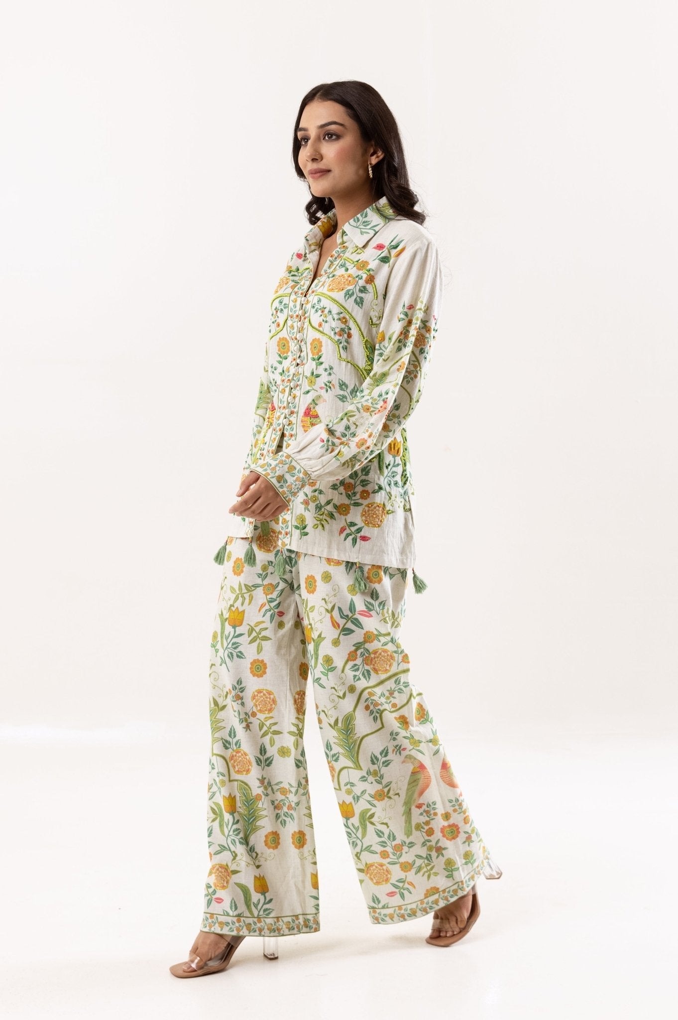 Spring Blossom Embroidered Floral Suit Set - Tulsistudiolifestyletest